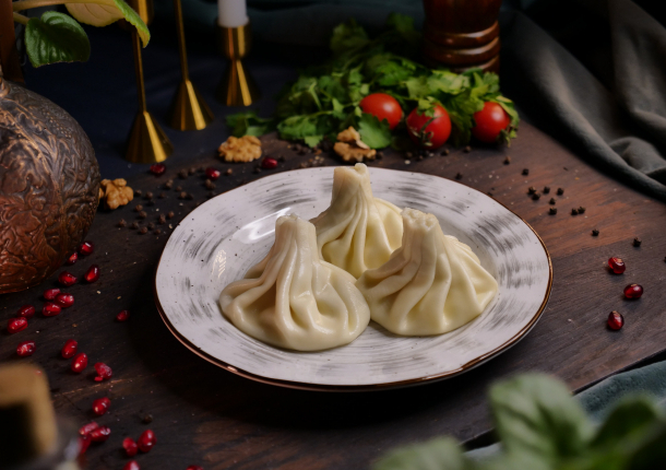 Хинкали с сыром сулугуни